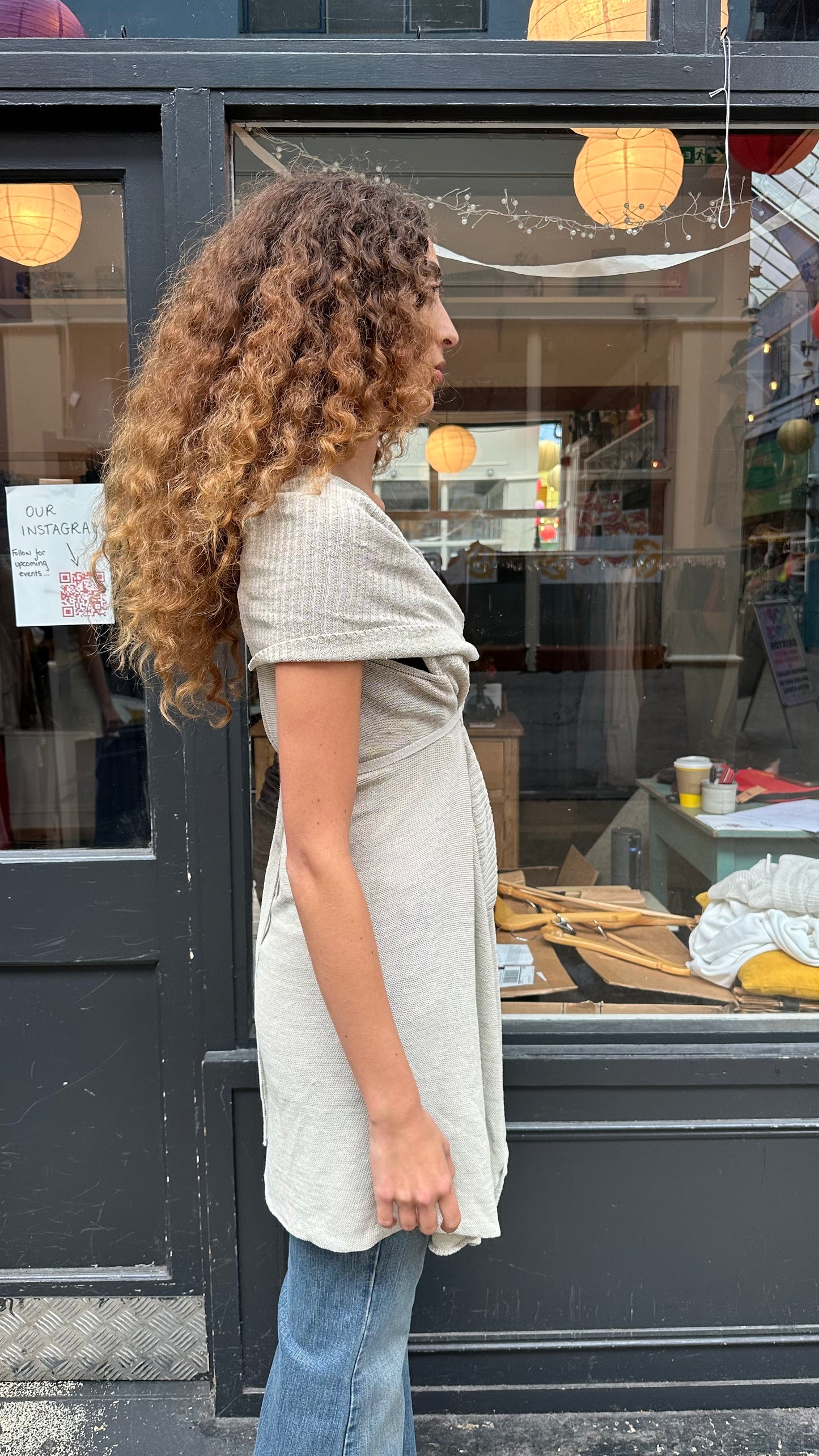 SARAH PACINI asymmetric wrap cardigan