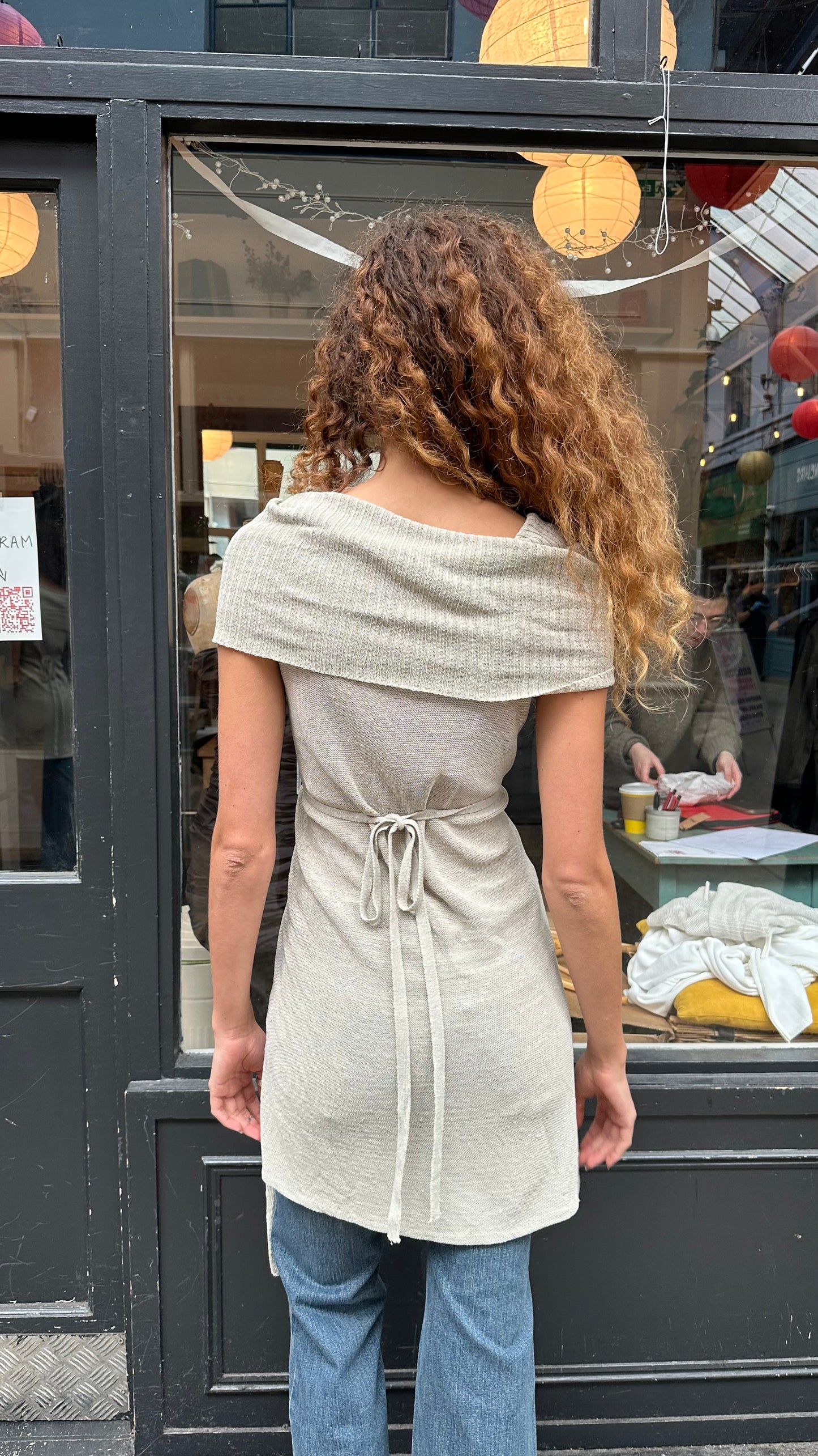 SARAH PACINI asymmetric wrap cardigan