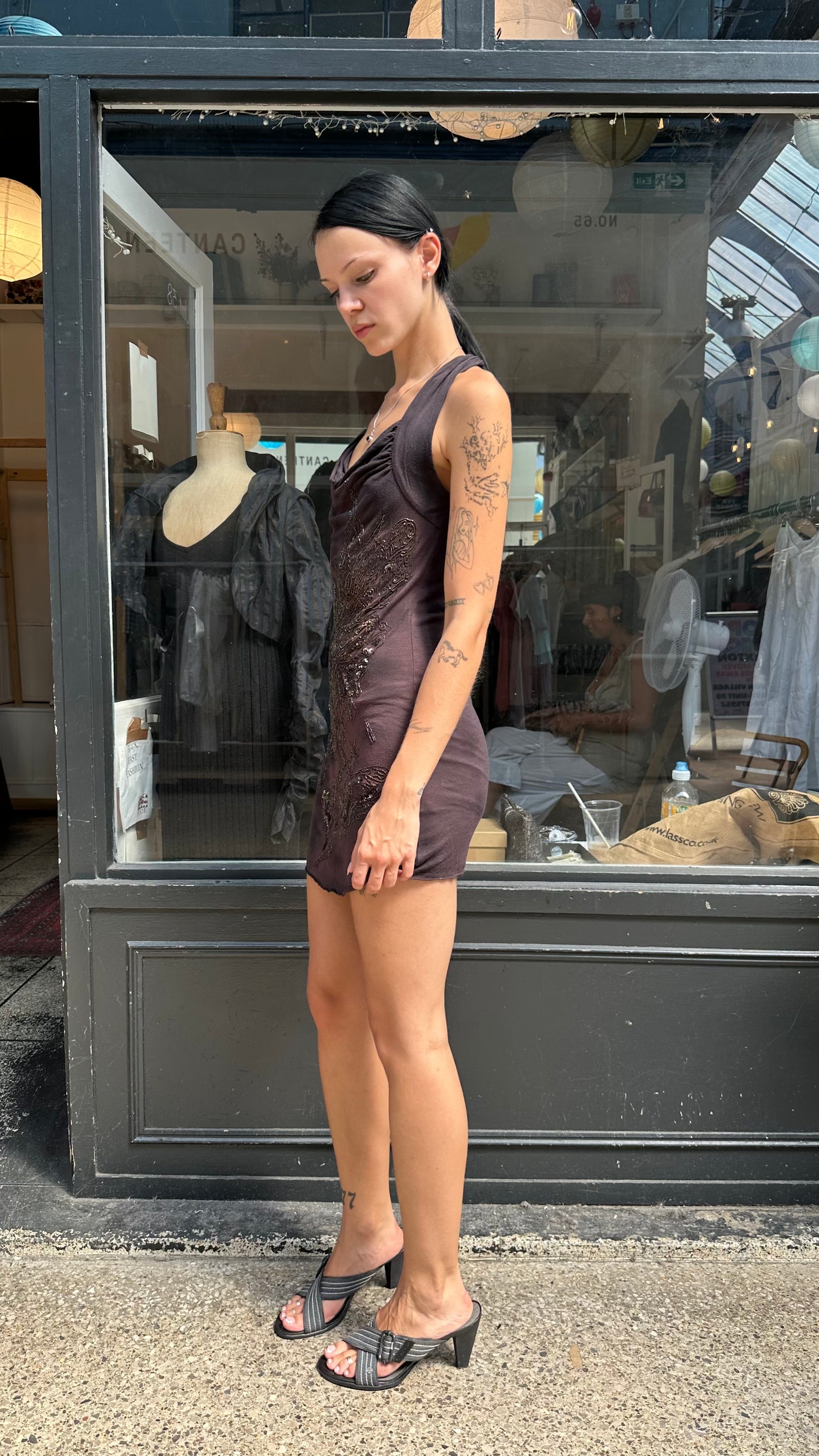 All saints beaded mini dress