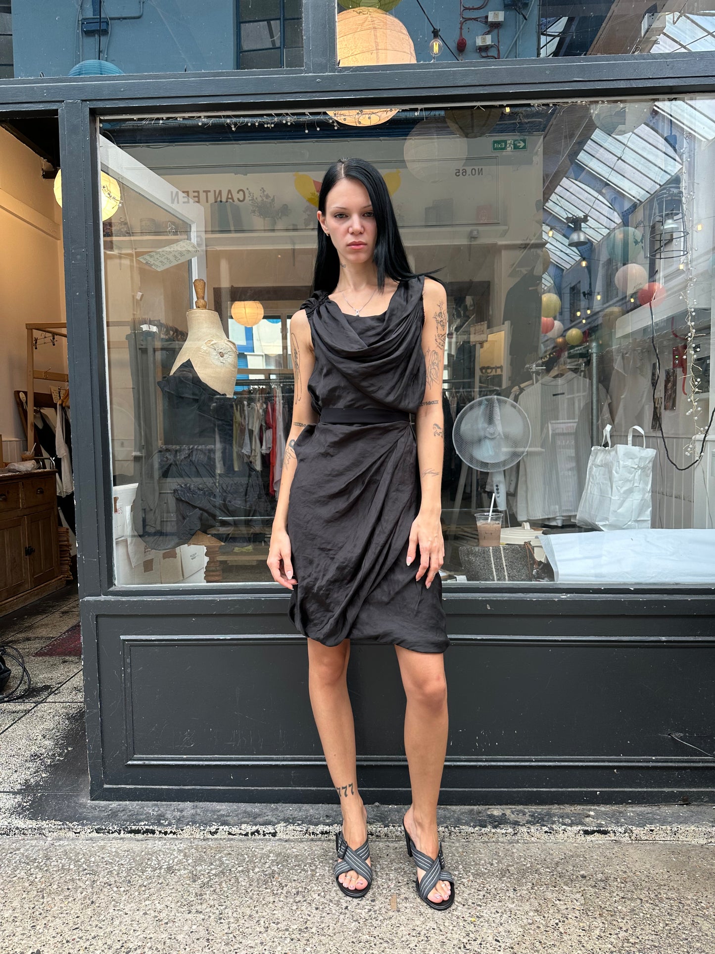 All Saints ruched dress