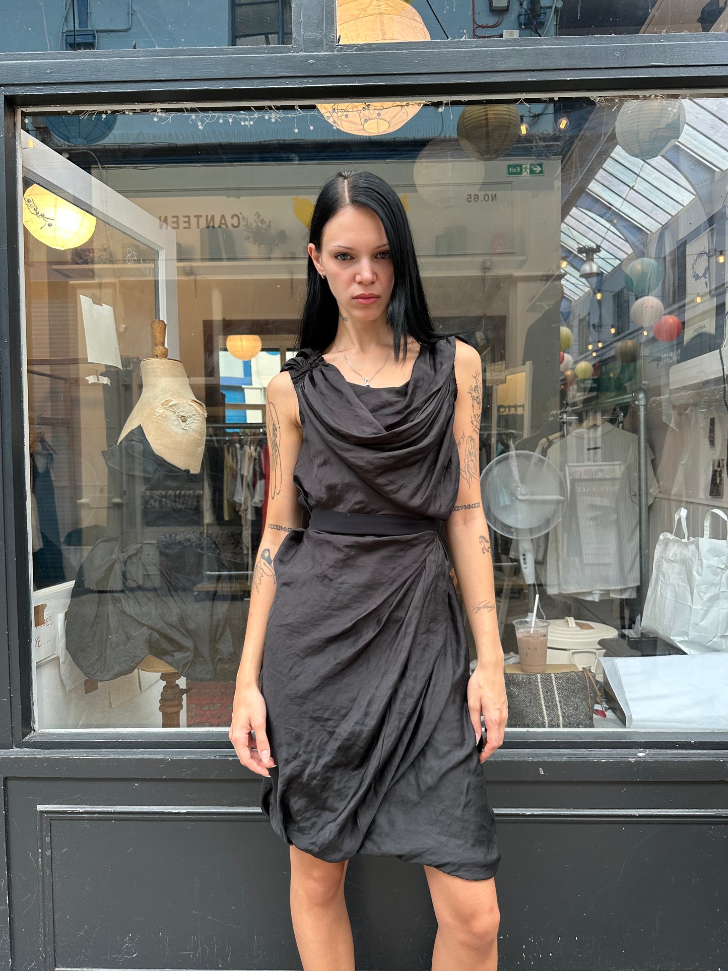 All Saints ruched dress