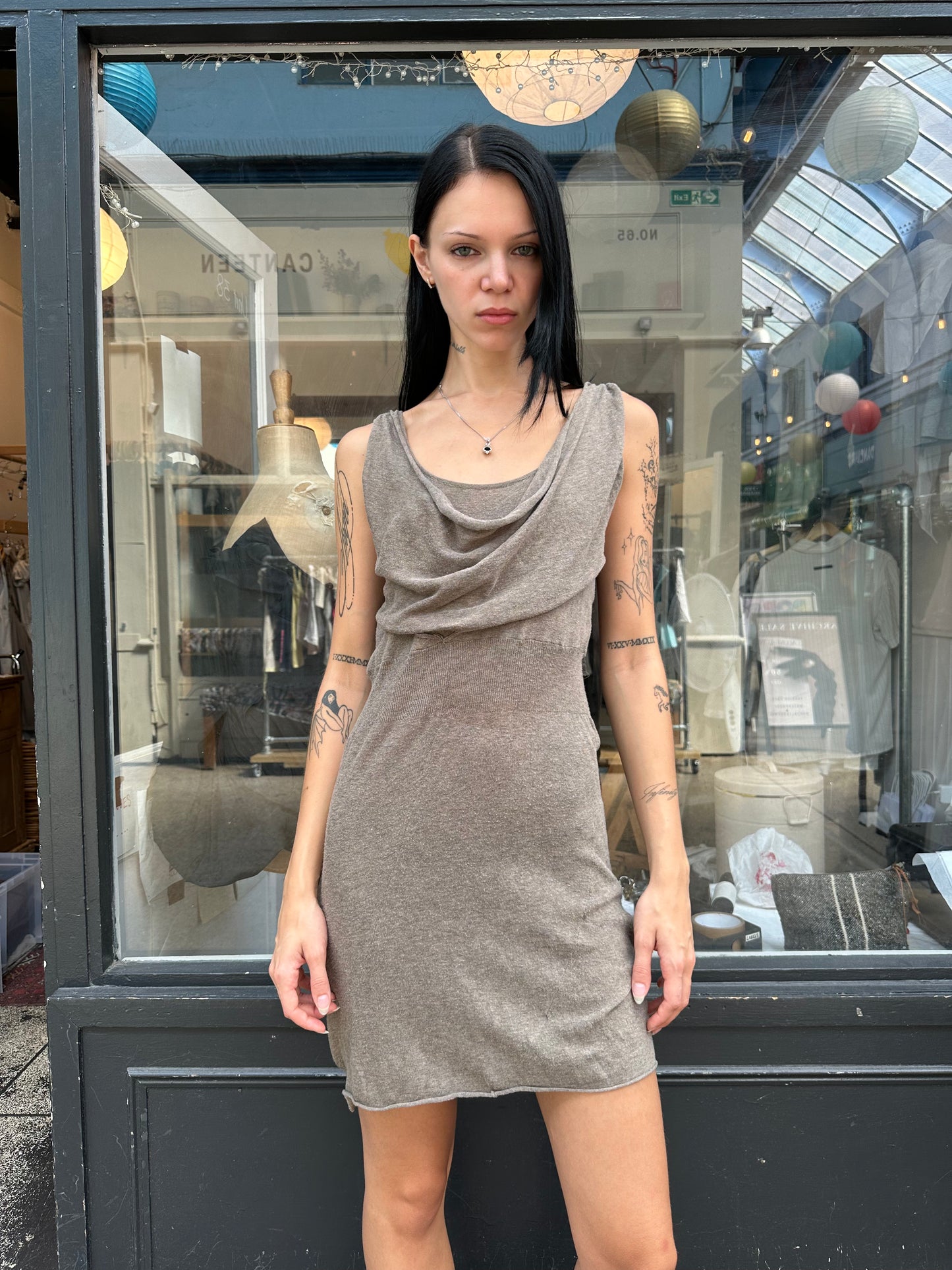 ALL SAINTS open back dress