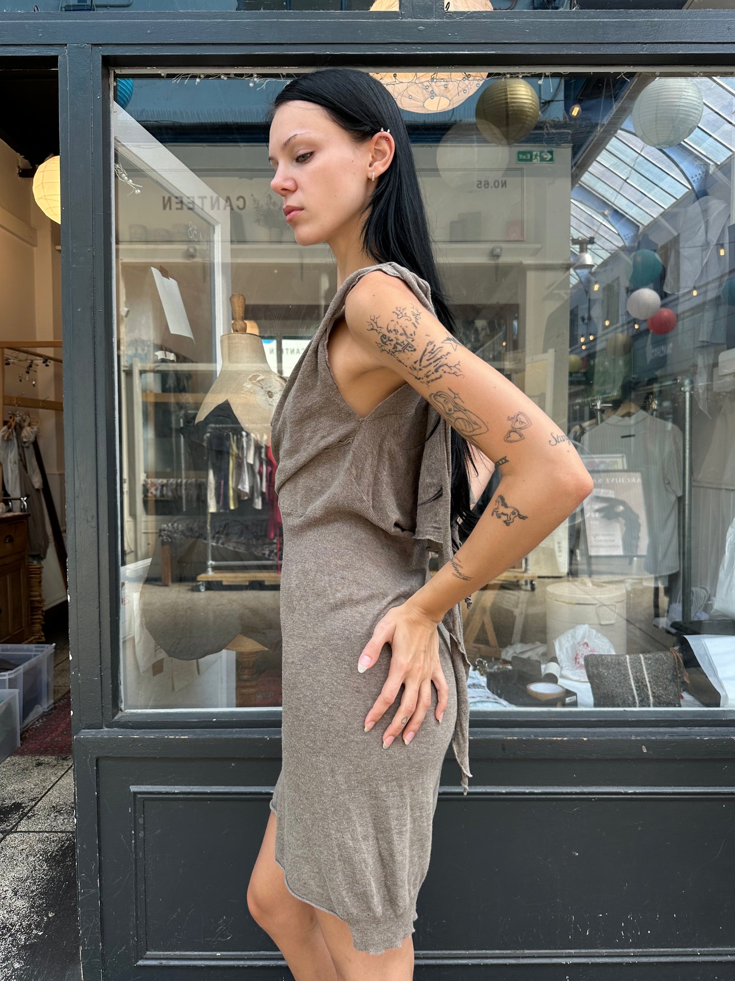 ALL SAINTS open back dress