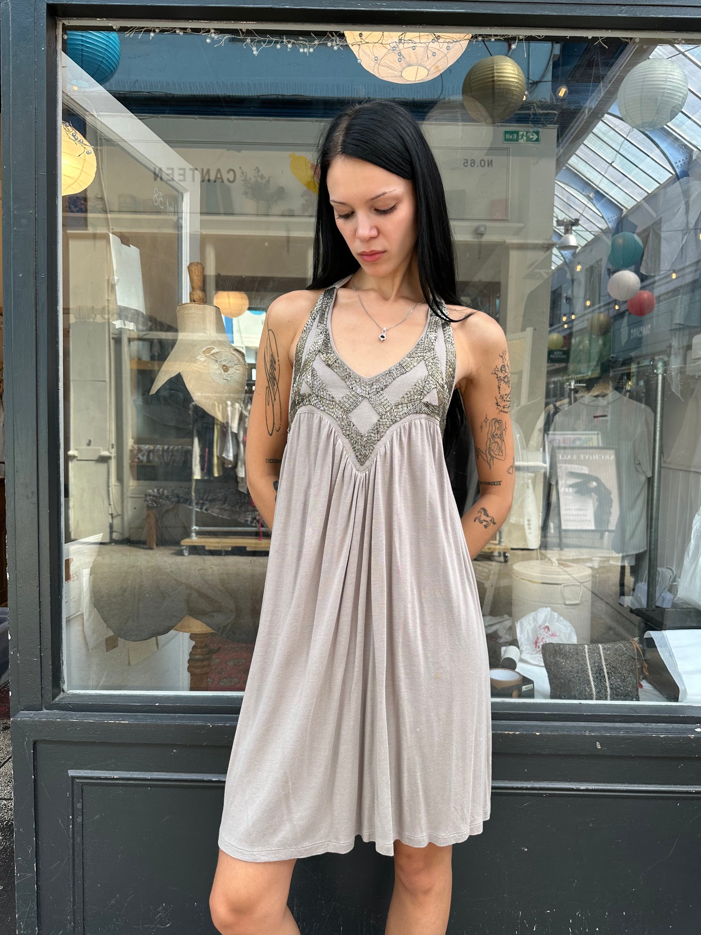 ALL SAINTS halterneck dress