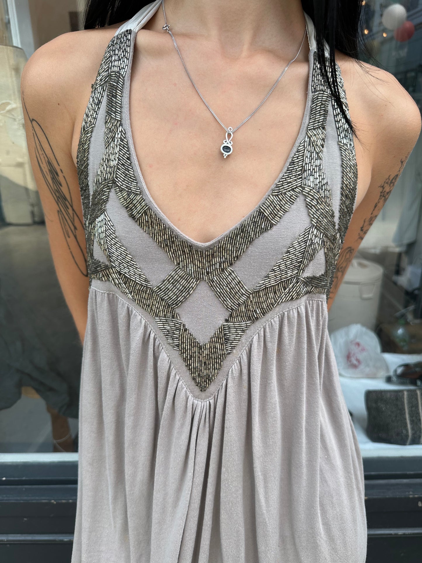 ALL SAINTS halterneck dress