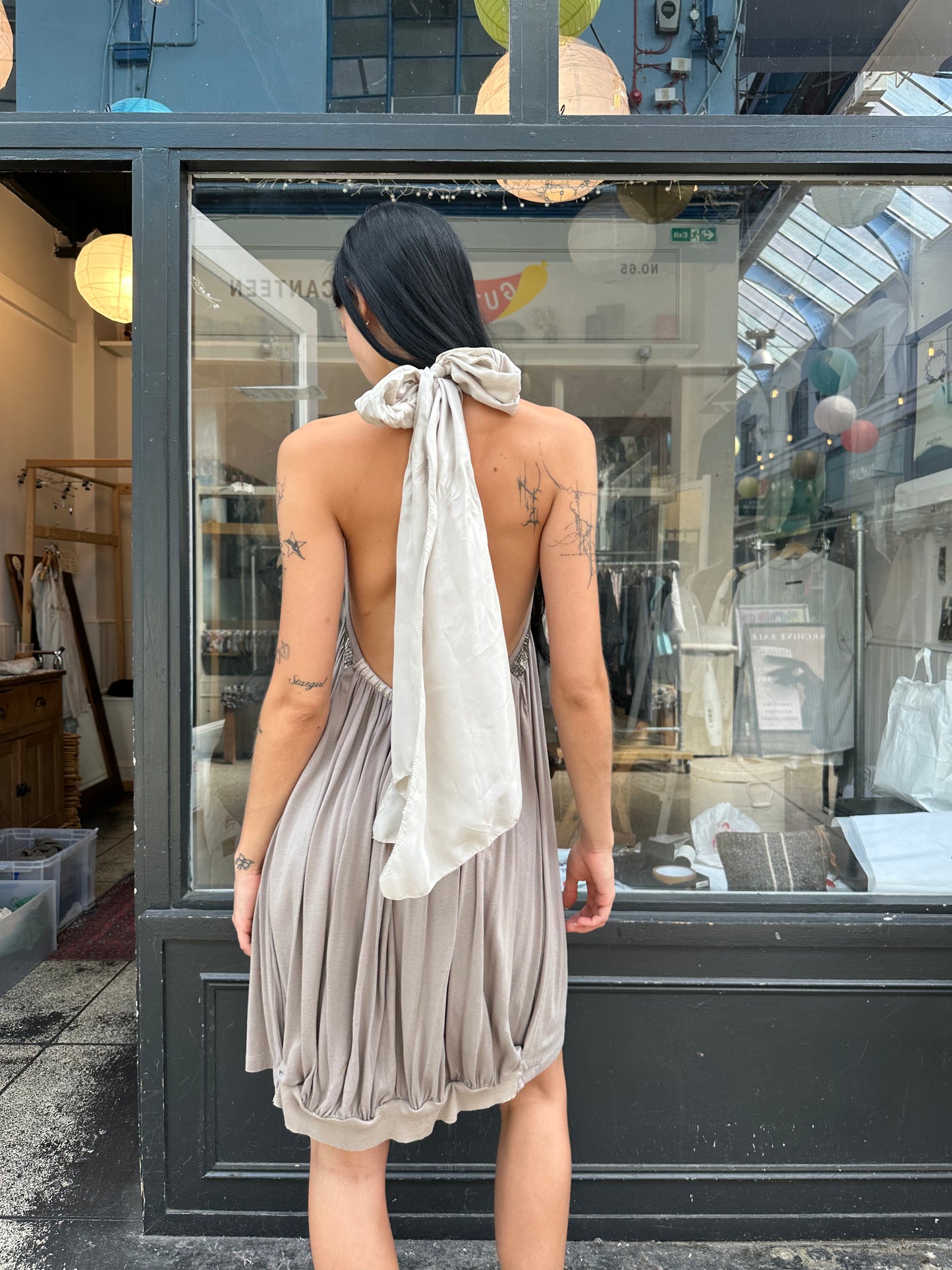 ALL SAINTS halterneck dress