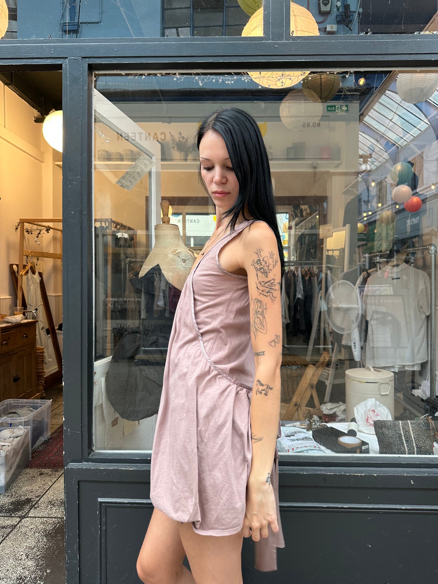Structured cotton dress