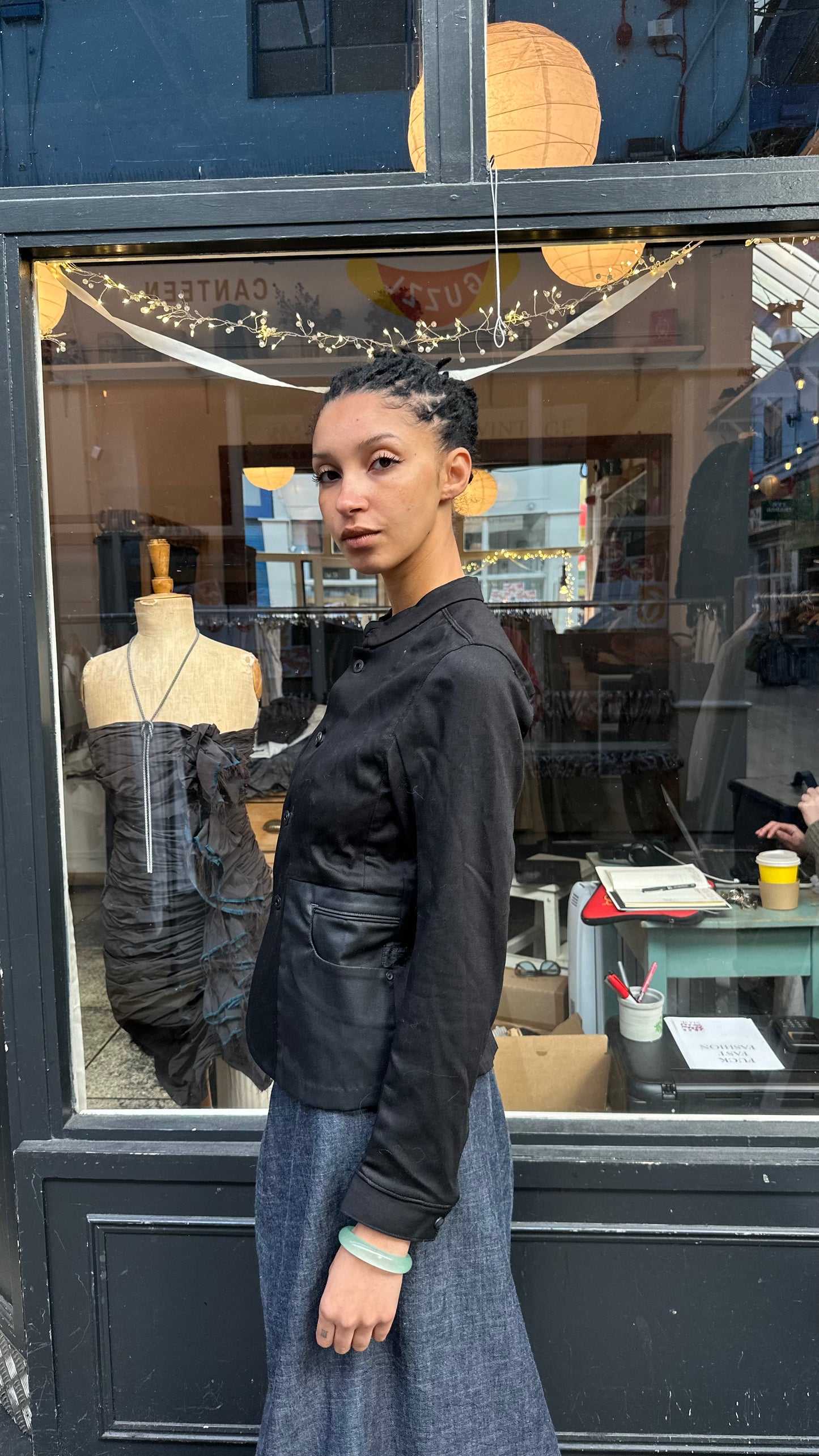 G STAR black button up jacket