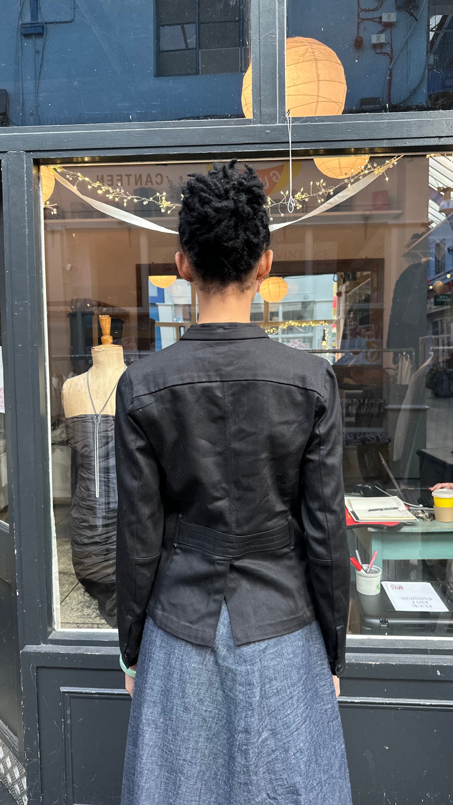 G STAR black button up jacket