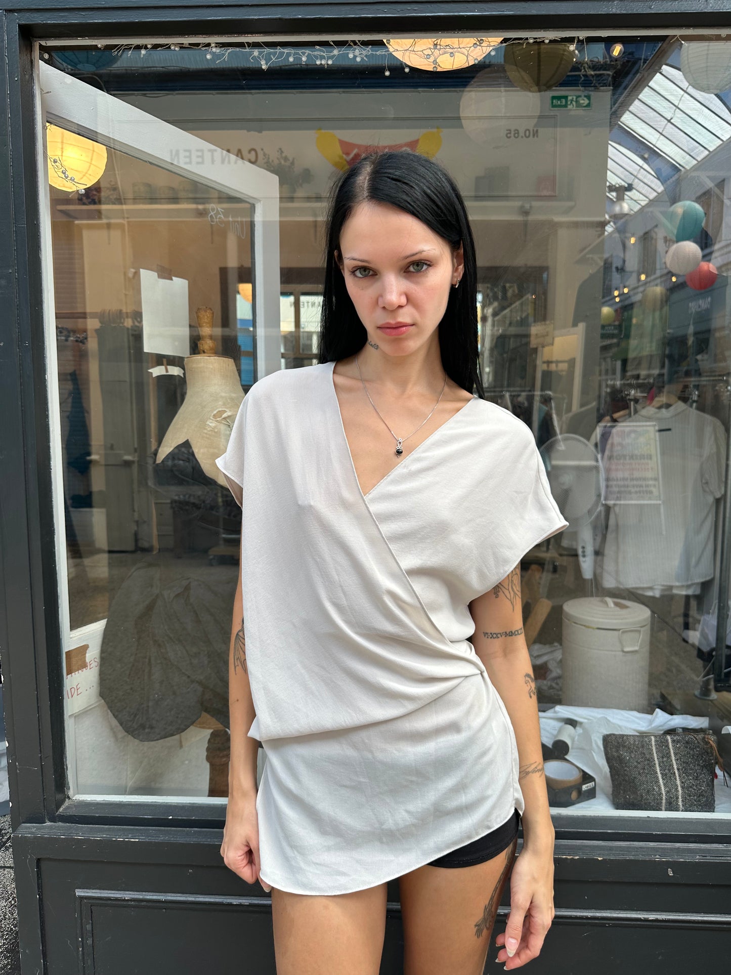 ALL SAINTS wrap top