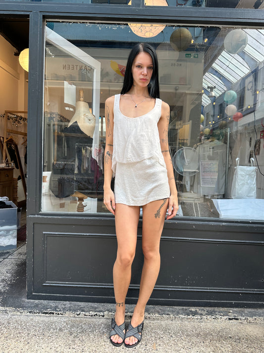 Silk overlay dress
