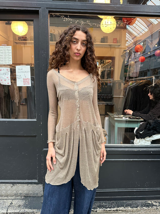 Lightweight knitted tunic