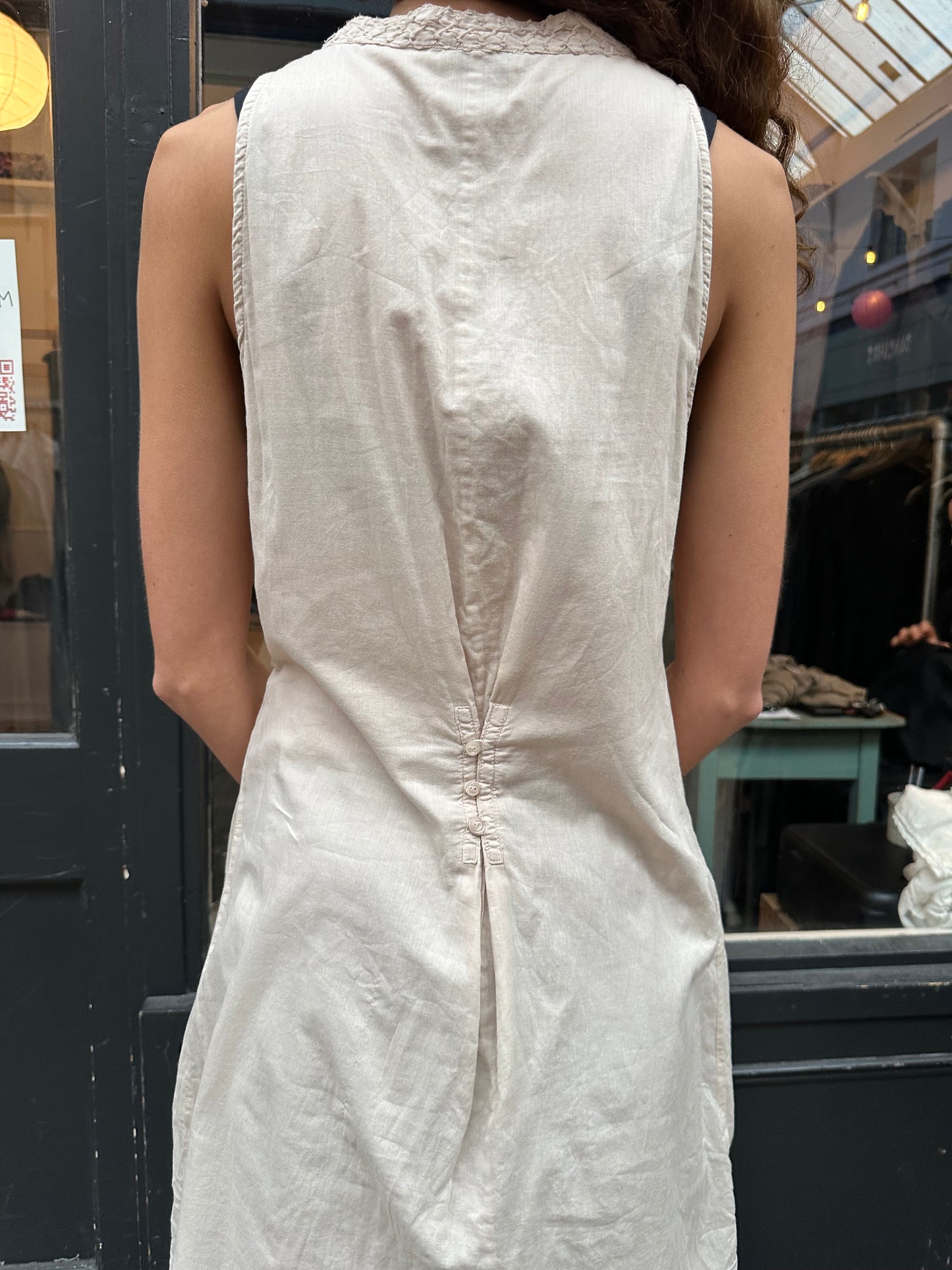 Cotton shift dress
