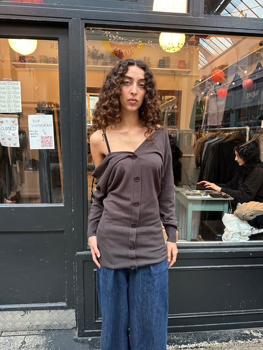 Slouchy backless dress