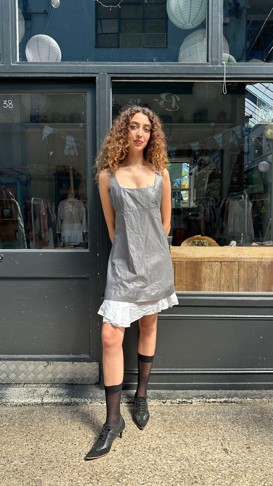 Cop.copine dress with mock slip