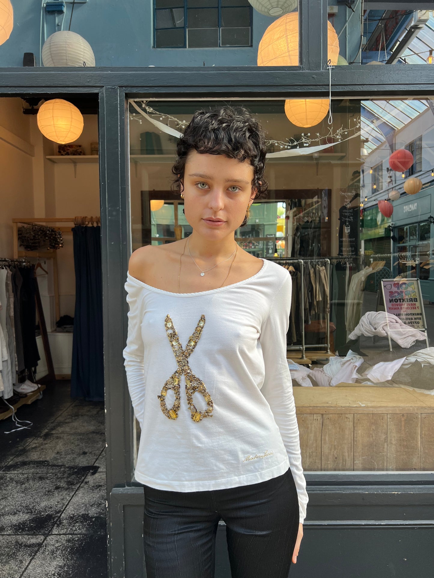 MOSCHINO scissors top