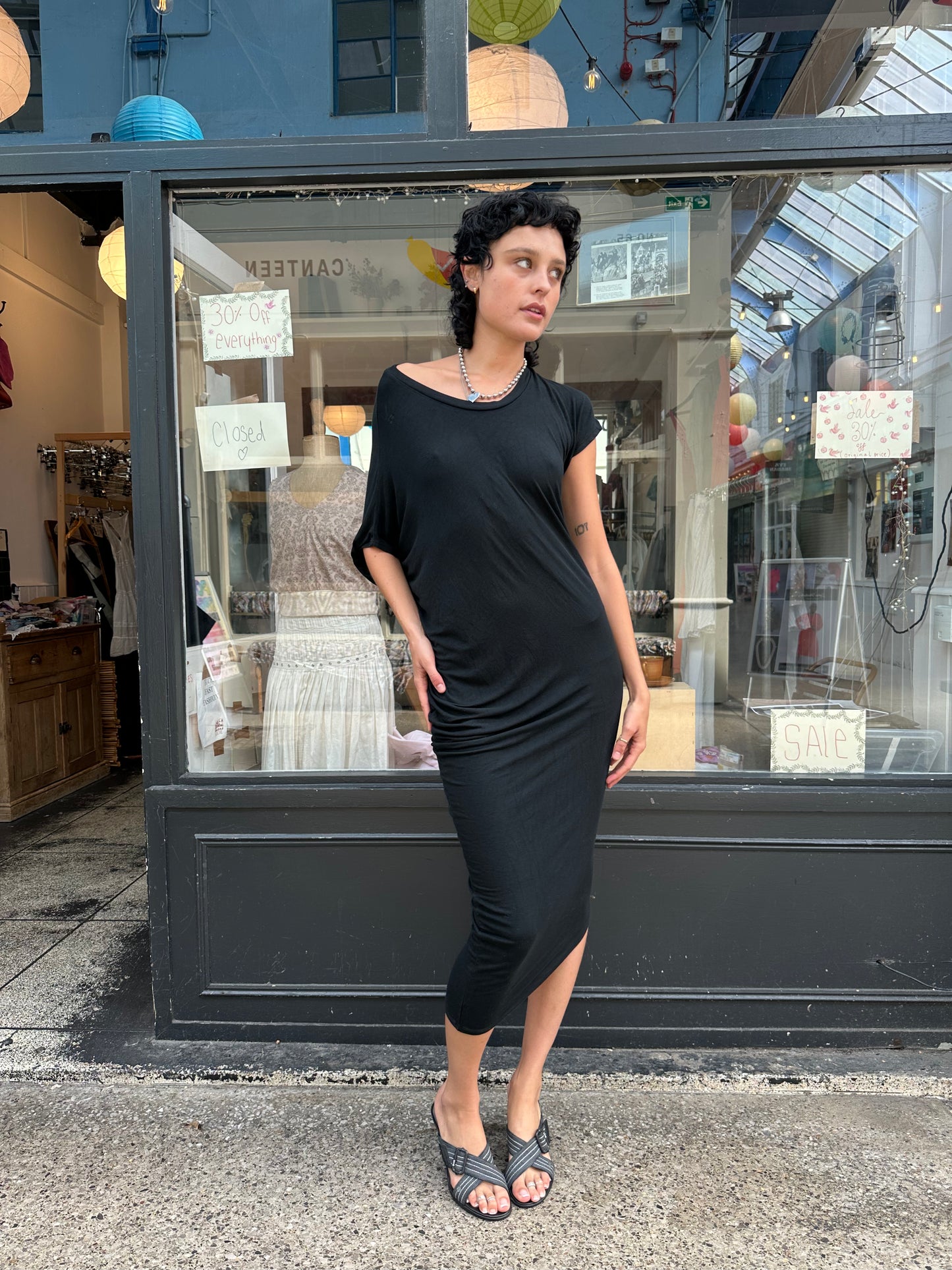 Slouchy assymetric dress
