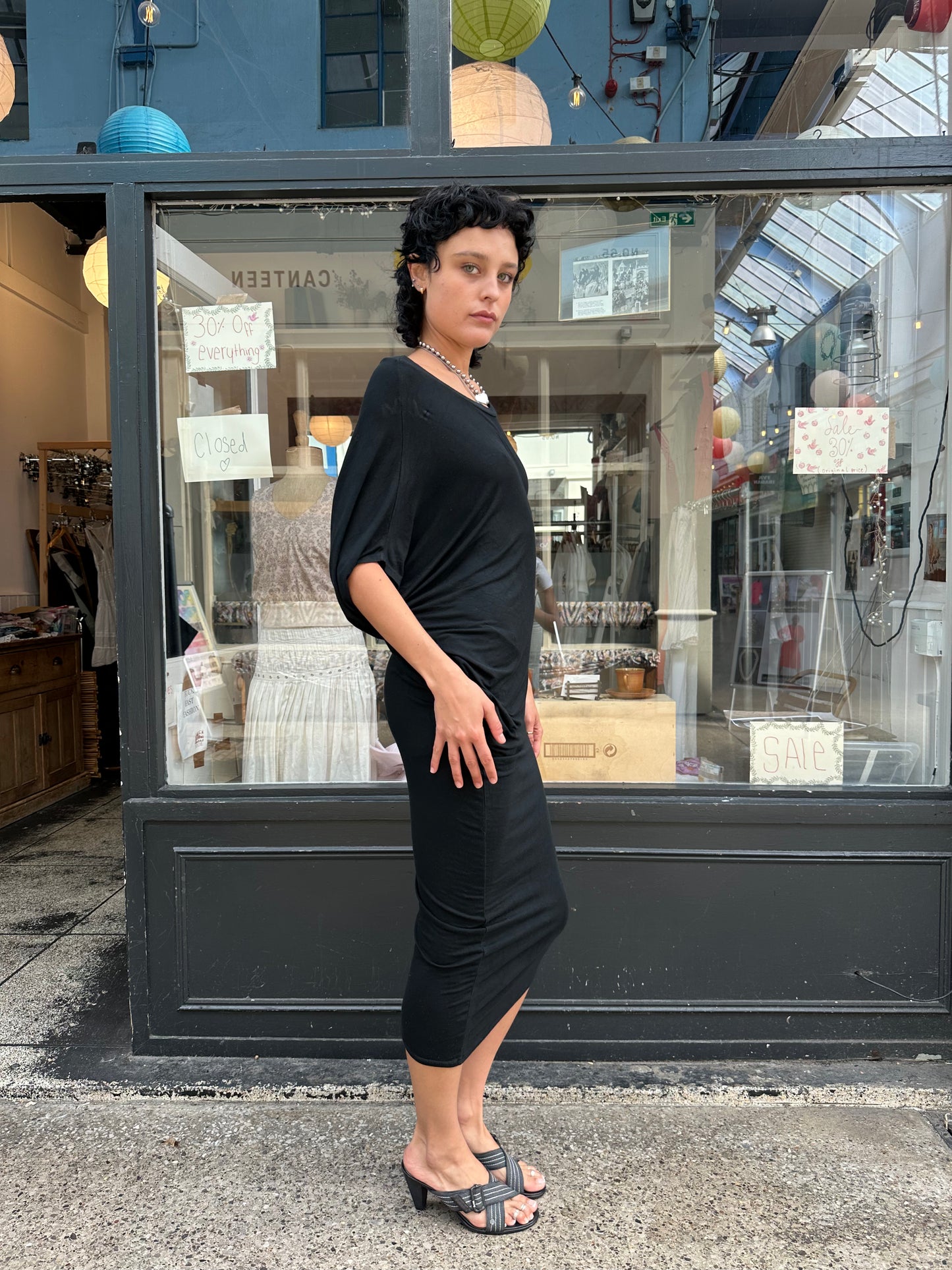 Slouchy assymetric dress