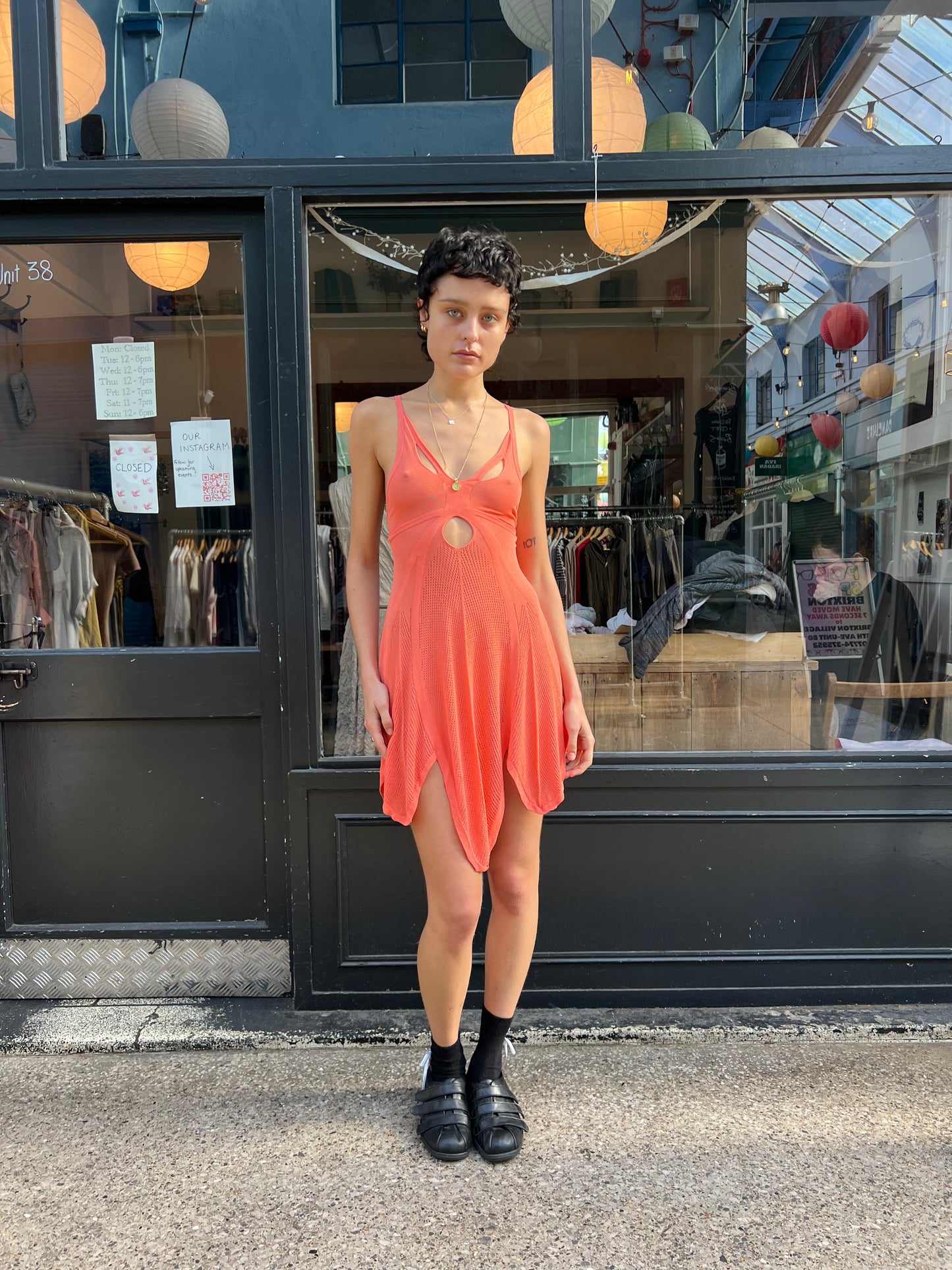 SPORTMAX coral dress