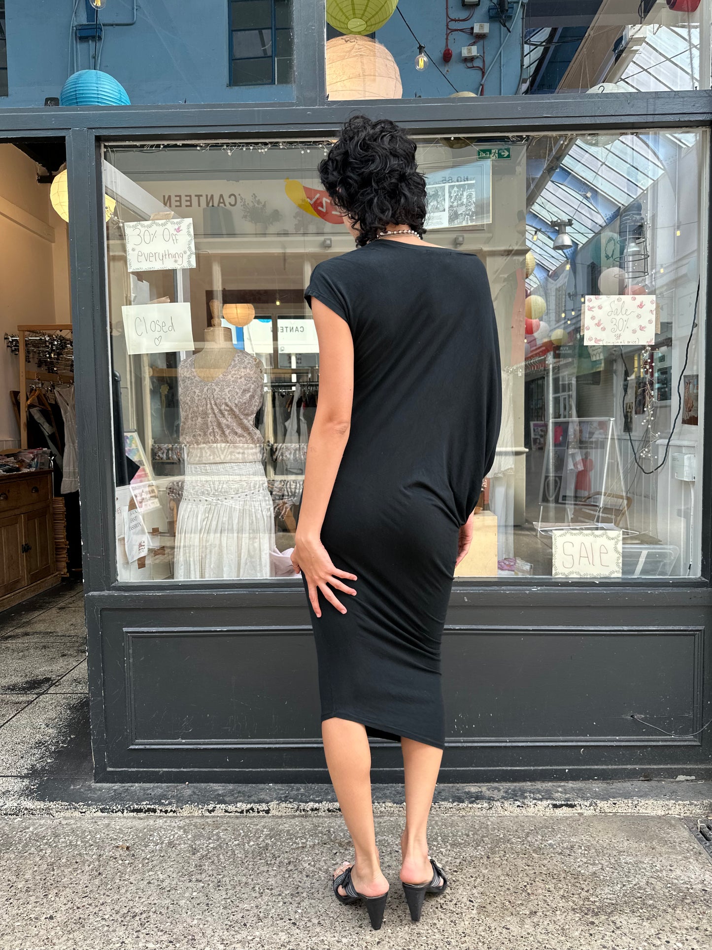 Slouchy assymetric dress