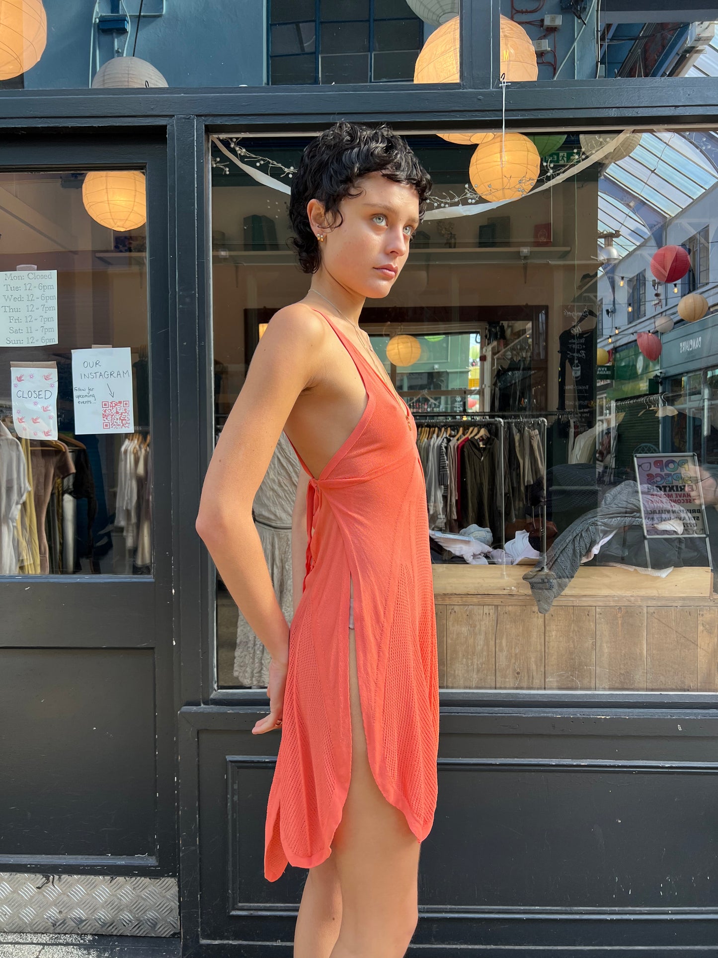 SPORTMAX coral dress