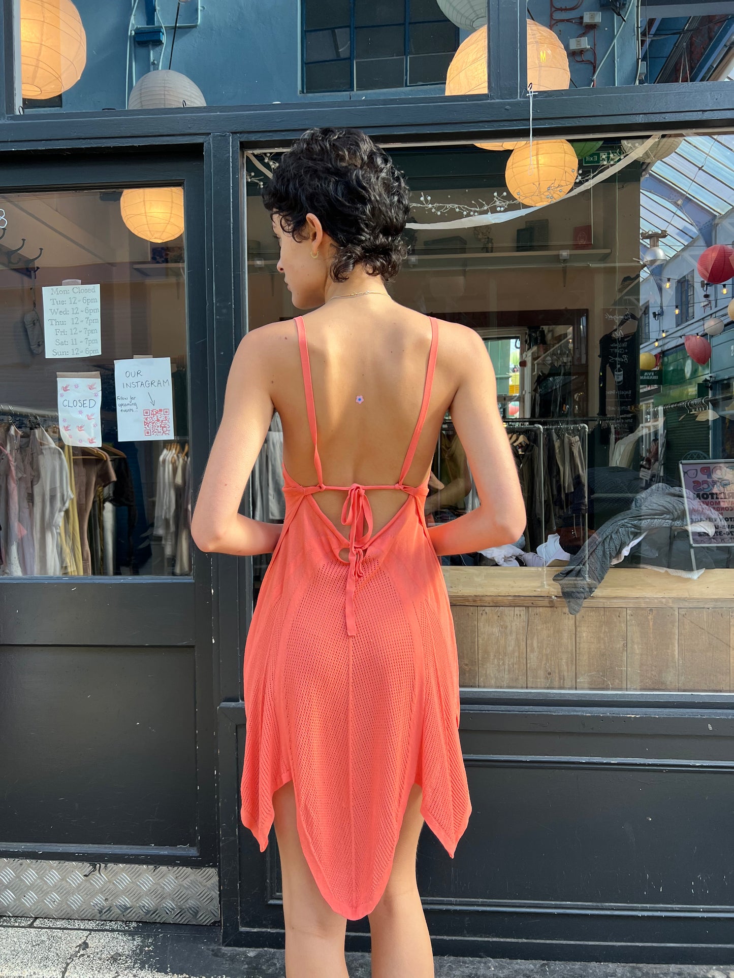 SPORTMAX coral dress