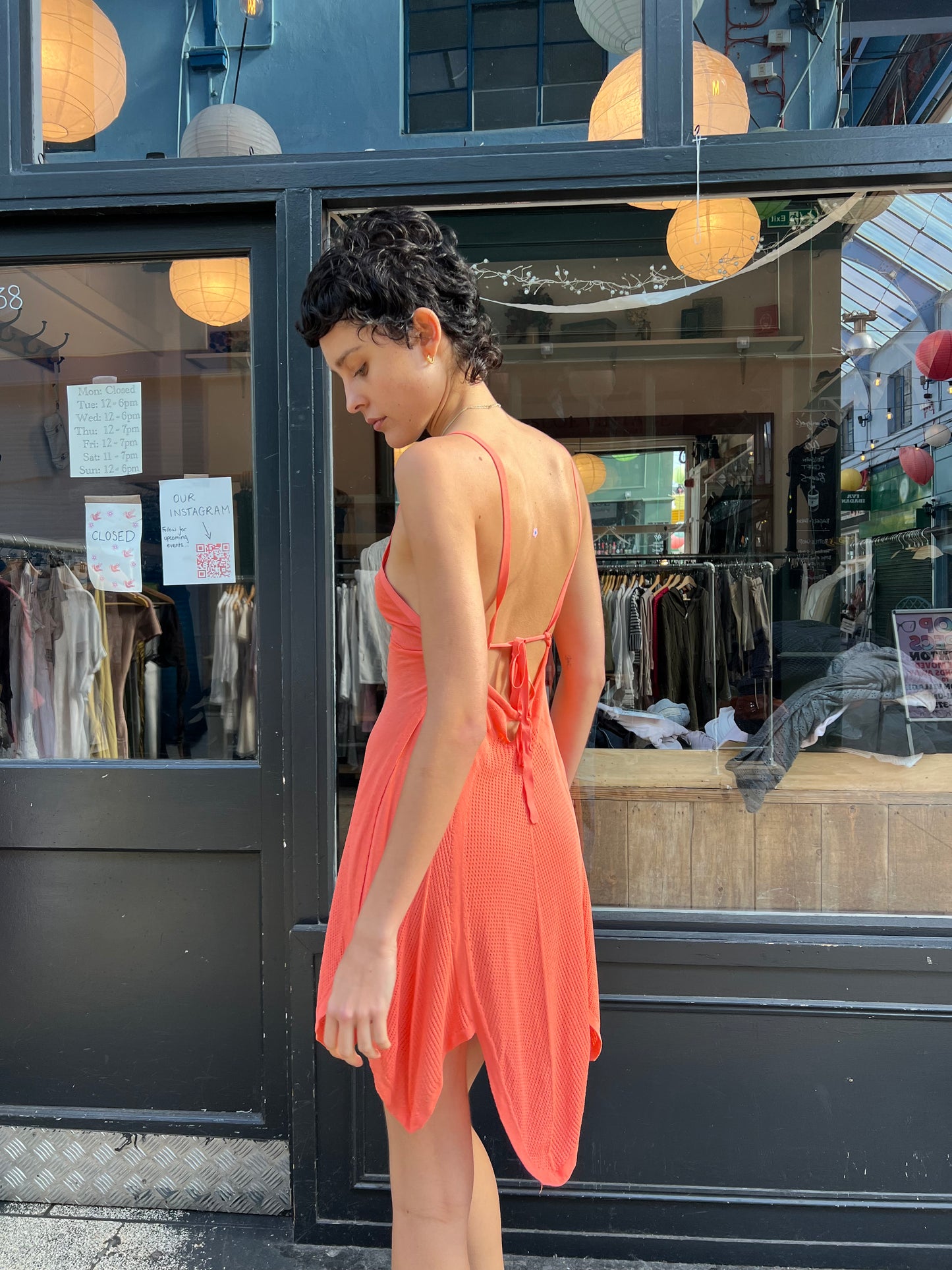 SPORTMAX coral dress