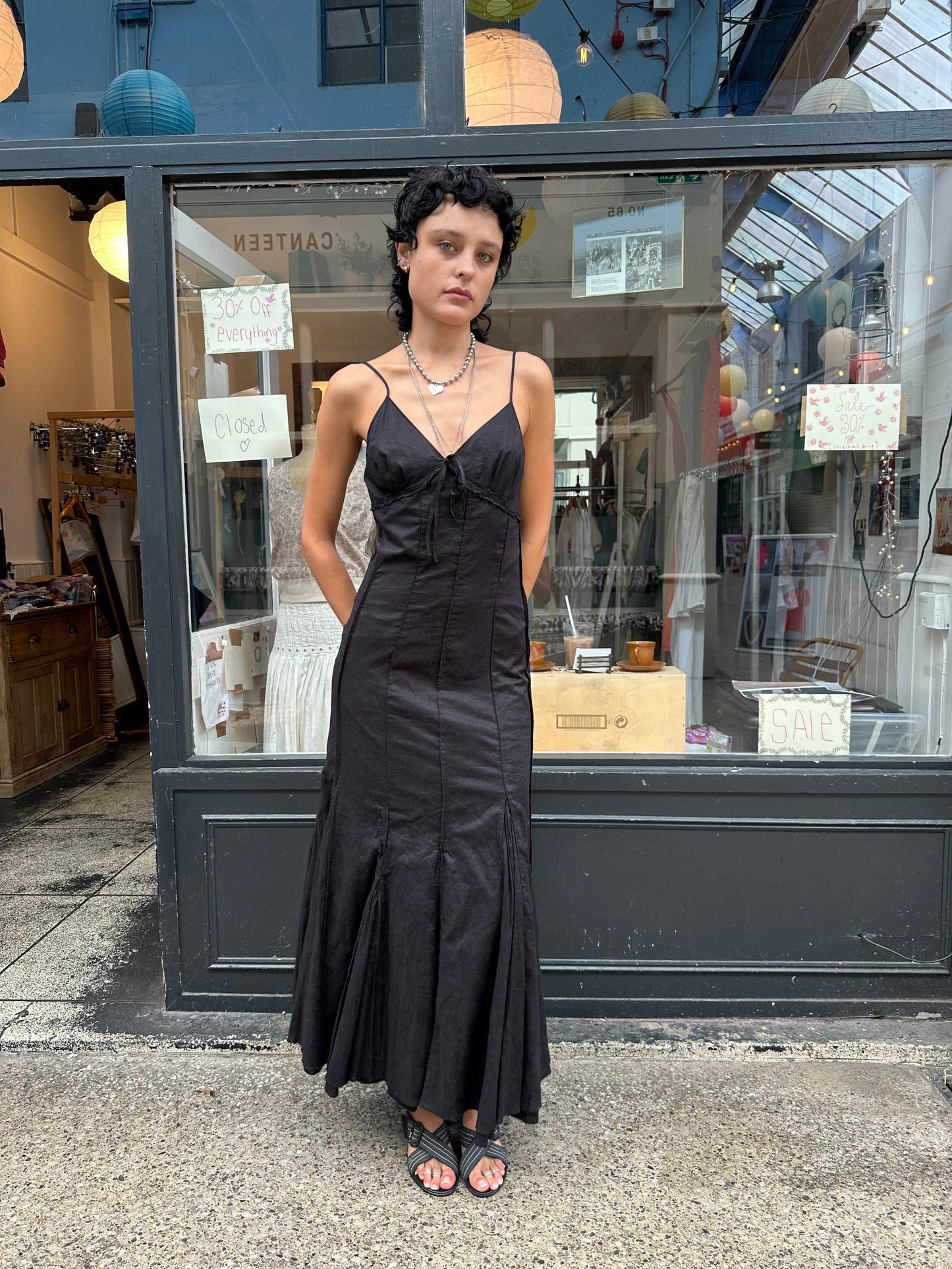 100% cotton maxi dress