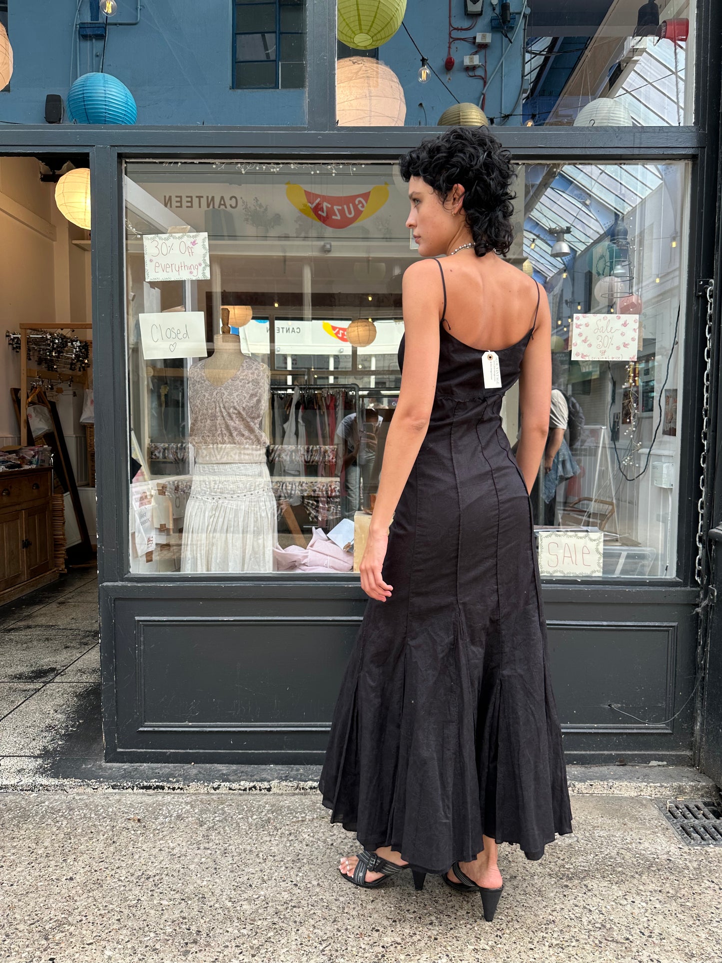 100% cotton maxi dress