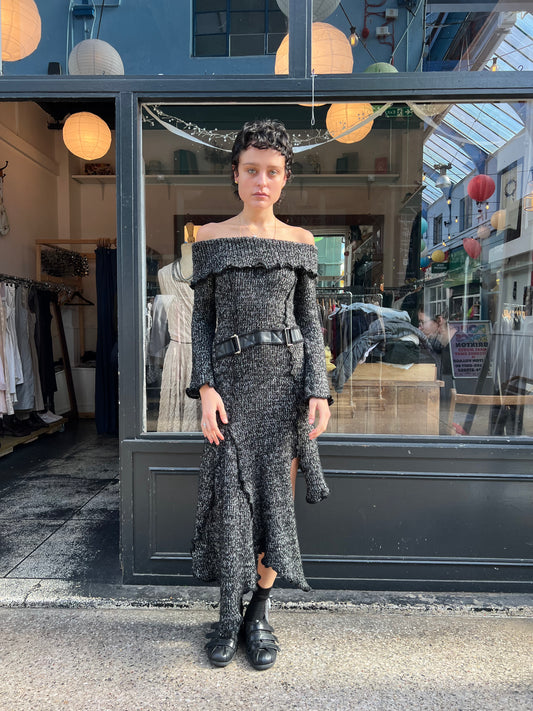 ZONE BLEUE knit maxi dress