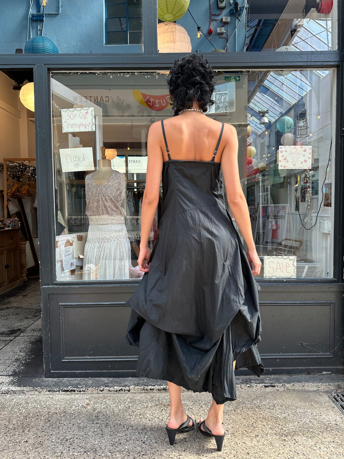 Ruched maxi dress