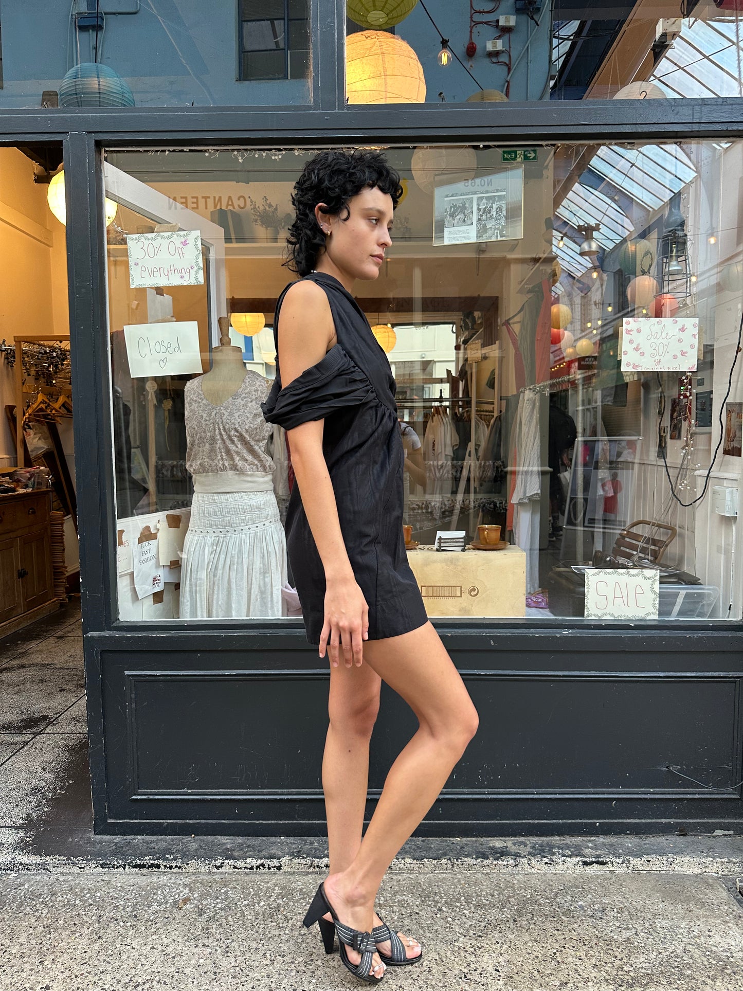 ALL SAINTS black mini dress