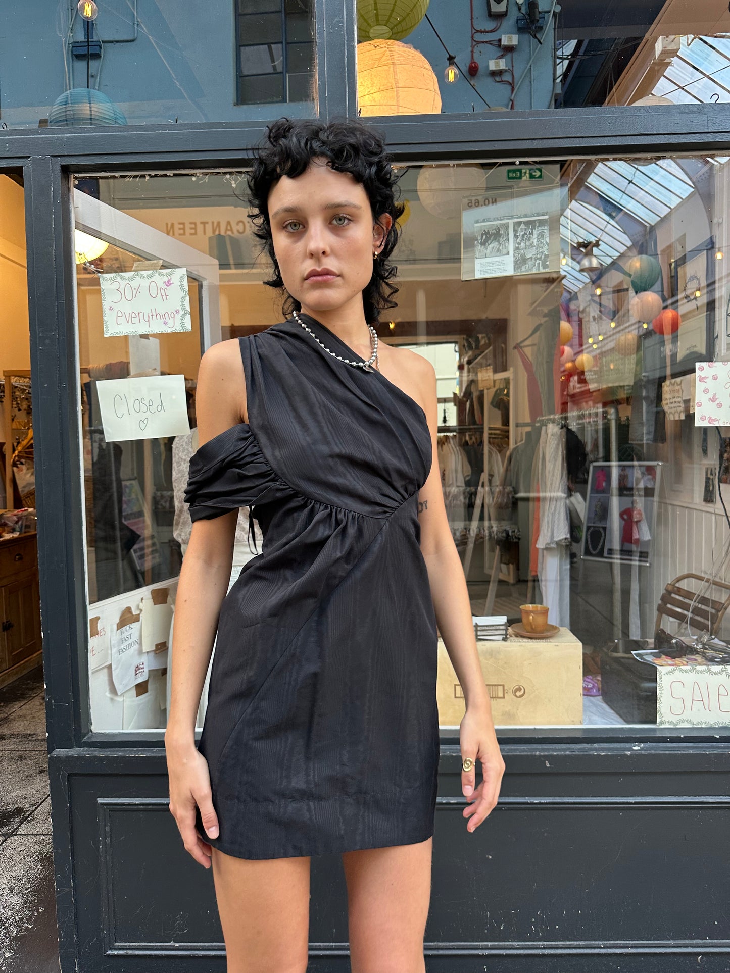 ALL SAINTS black mini dress