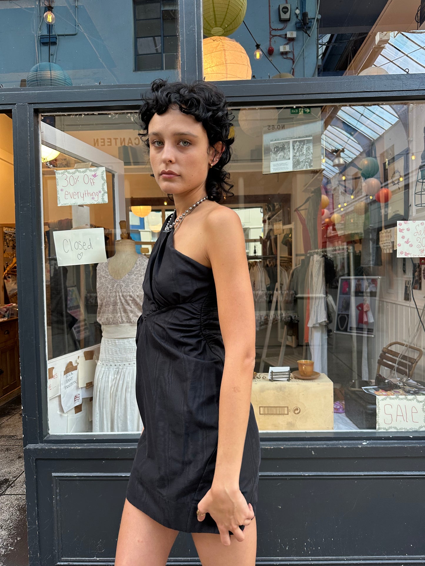 ALL SAINTS black mini dress