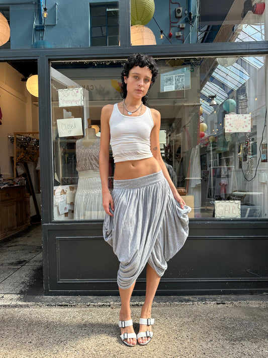ALL SAINTS Structured jersey skirt