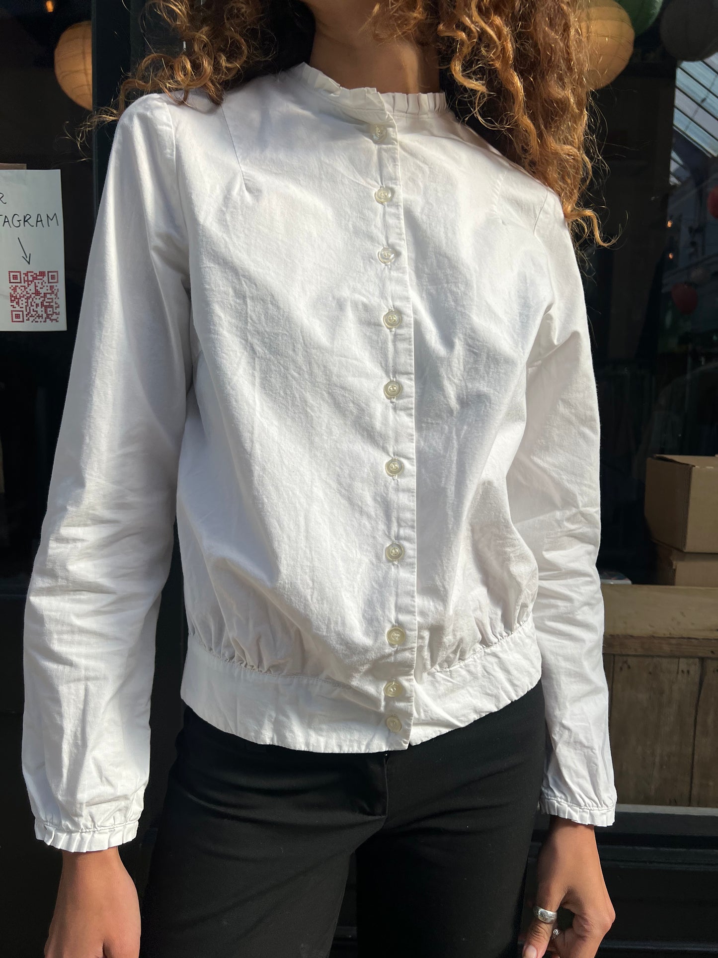 White Victoriana shirt