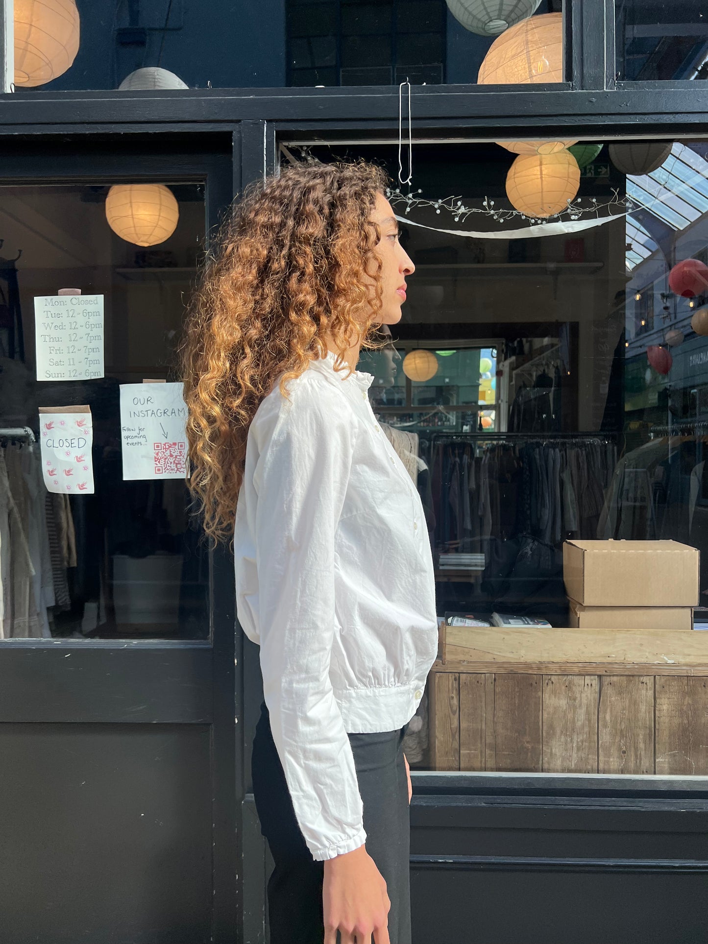 White Victoriana shirt