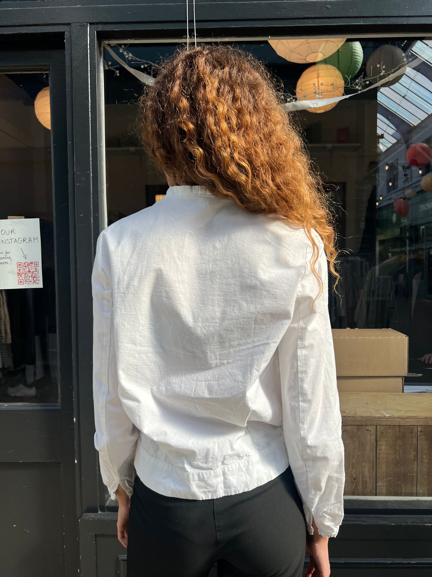 White Victoriana shirt