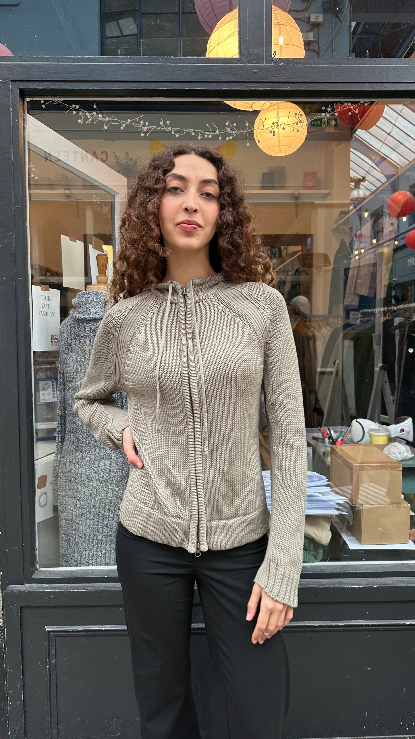 CALVIN KLEIN knitted hoodie