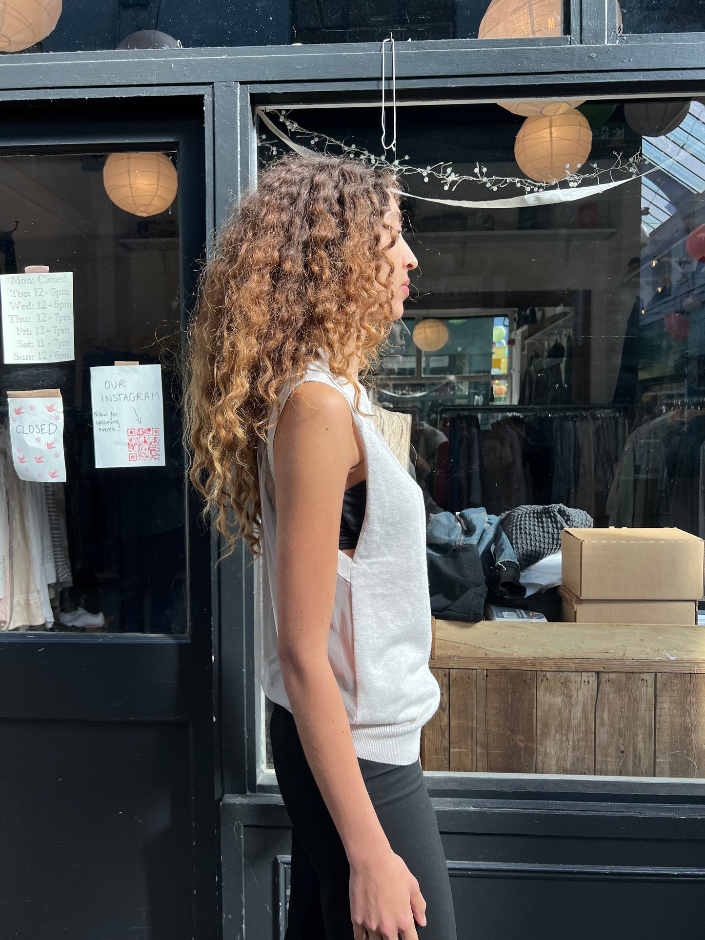 ALL SAINTS fine knit tank