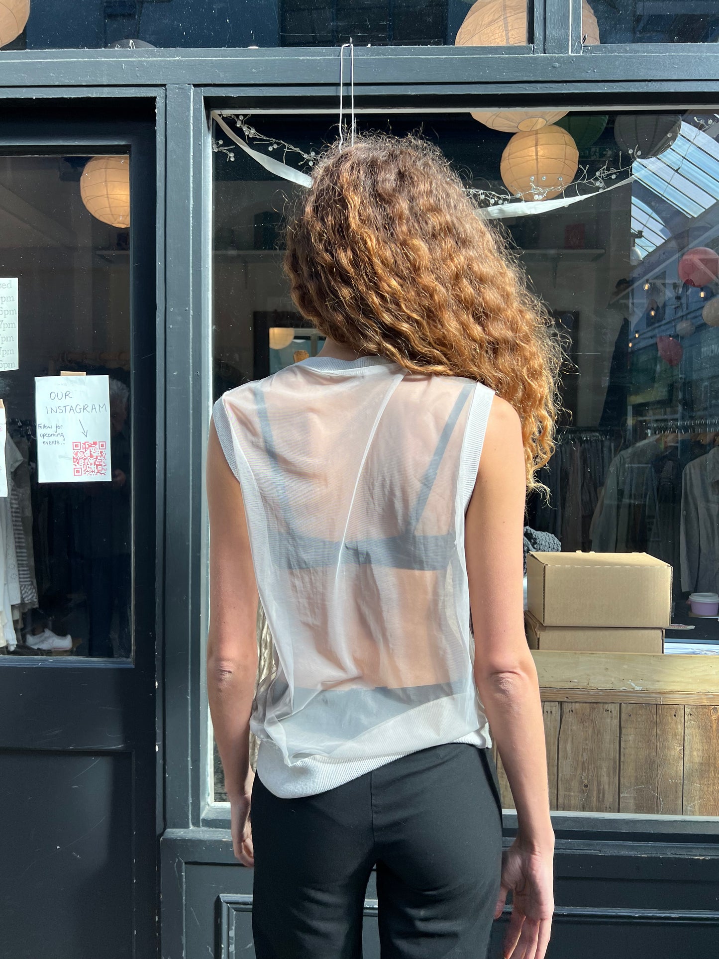 ALL SAINTS fine knit tank