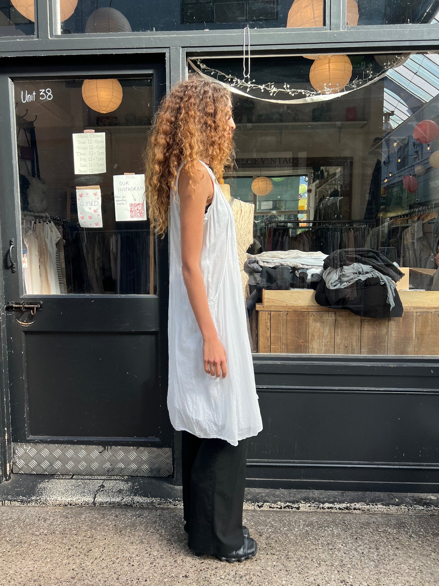 White cotton tunic