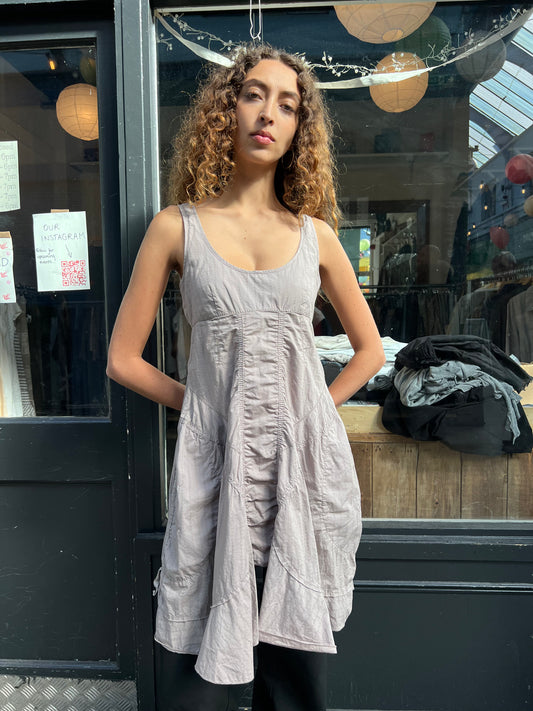 Light brown mini dress