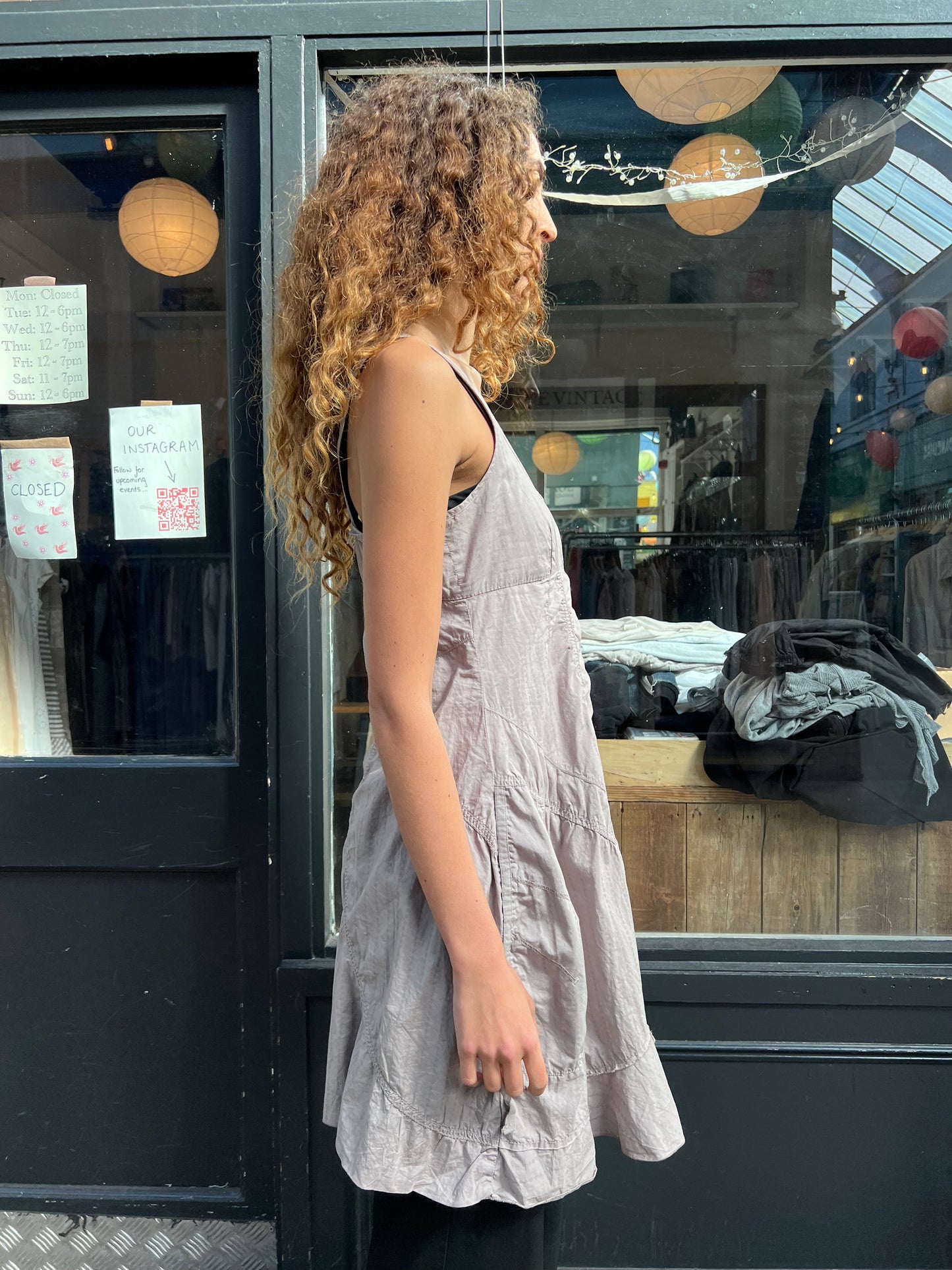 Light brown mini dress