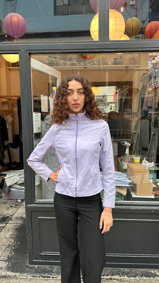 Purple cotton jacket