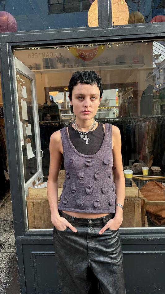 Textured vest top