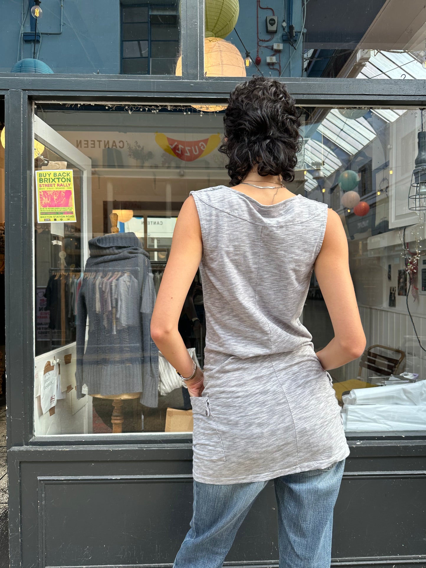 bench grey cotton tunic