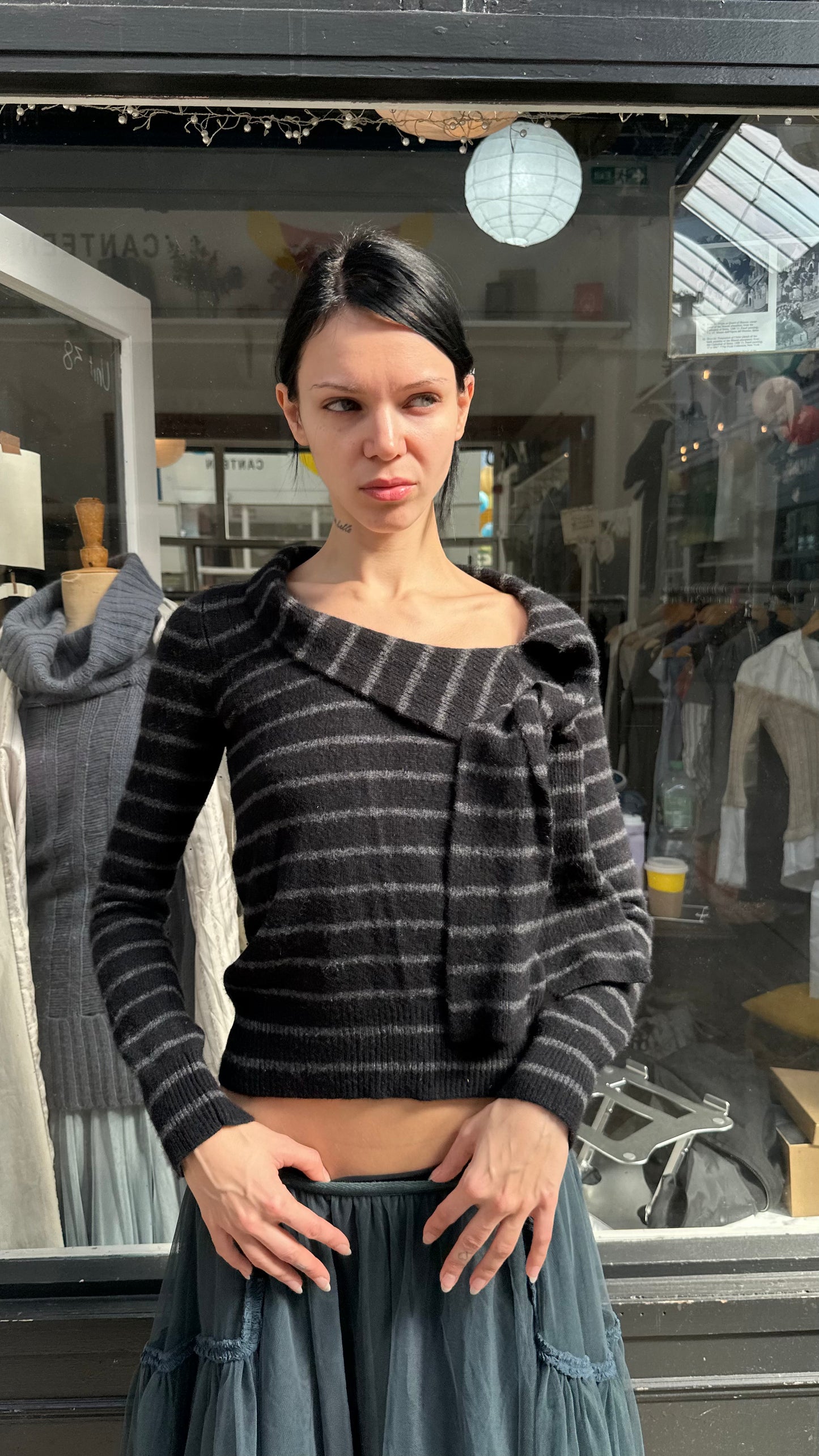 Armani cashmere striped jumper