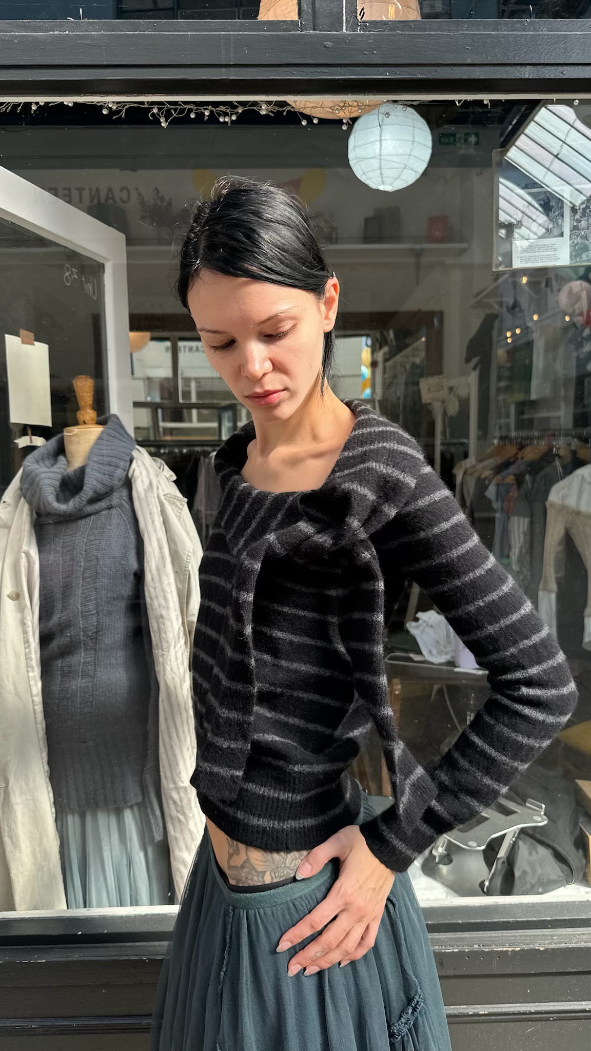 Armani cashmere striped jumper