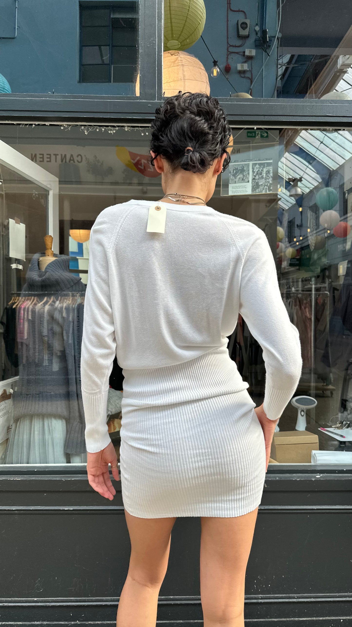 All saints slouchy dress with bodycon skirt